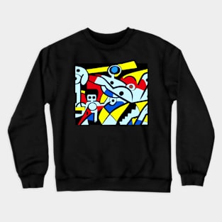 Puppy Robots Crewneck Sweatshirt